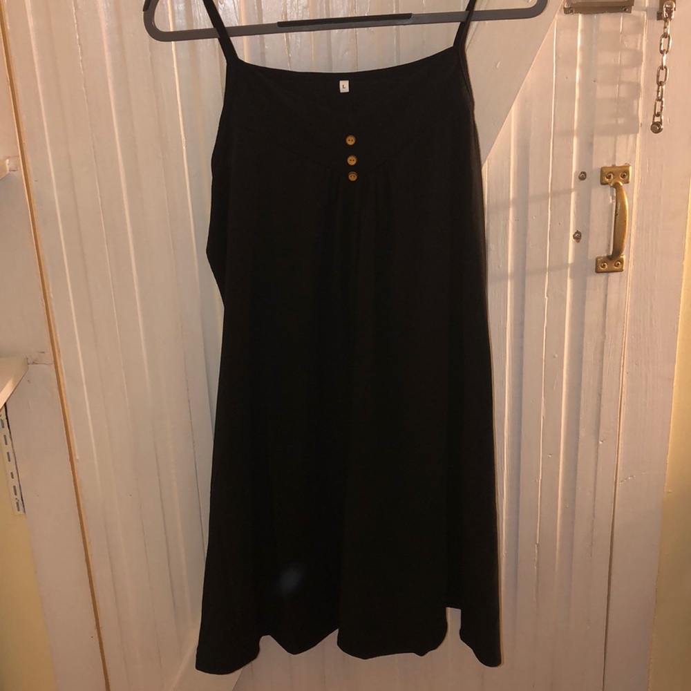 casual black dress